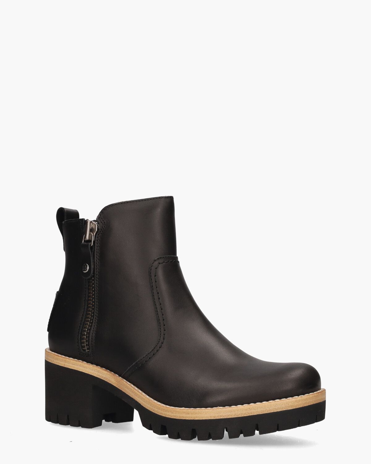 Pauline B11 Zwart Dames Enkelboots