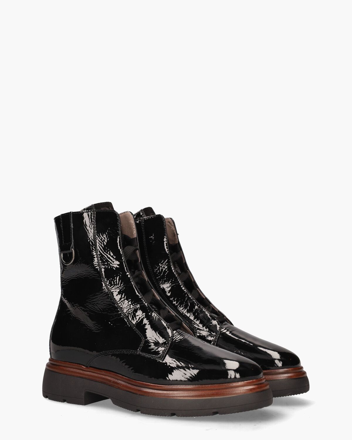 Dlsport 5913 01 Zwart Dames Veterboots Van Arendonk