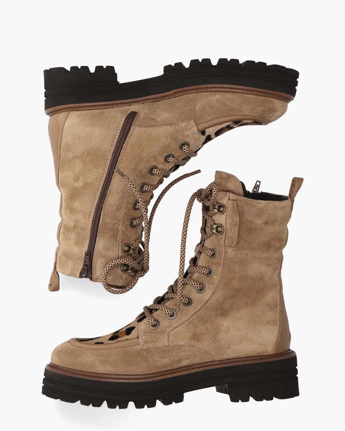 187243 Bruin Dames Veterboots