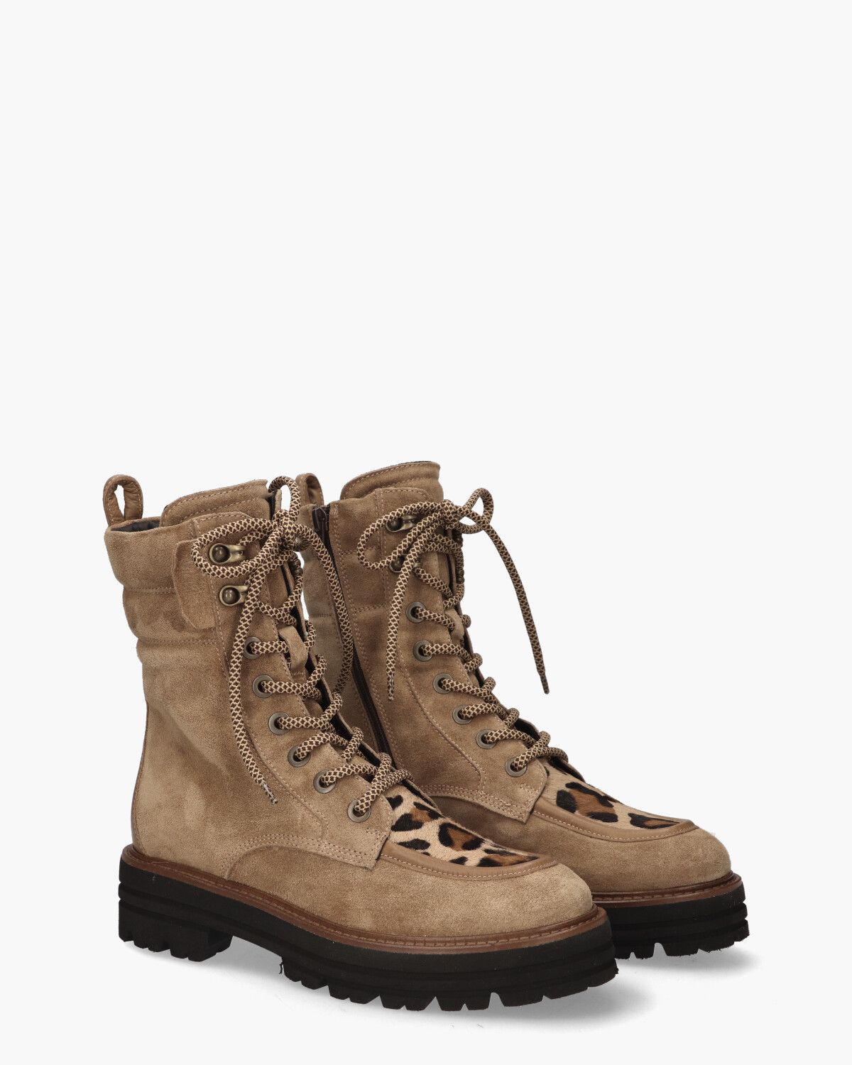 187243 Bruin Dames Veterboots