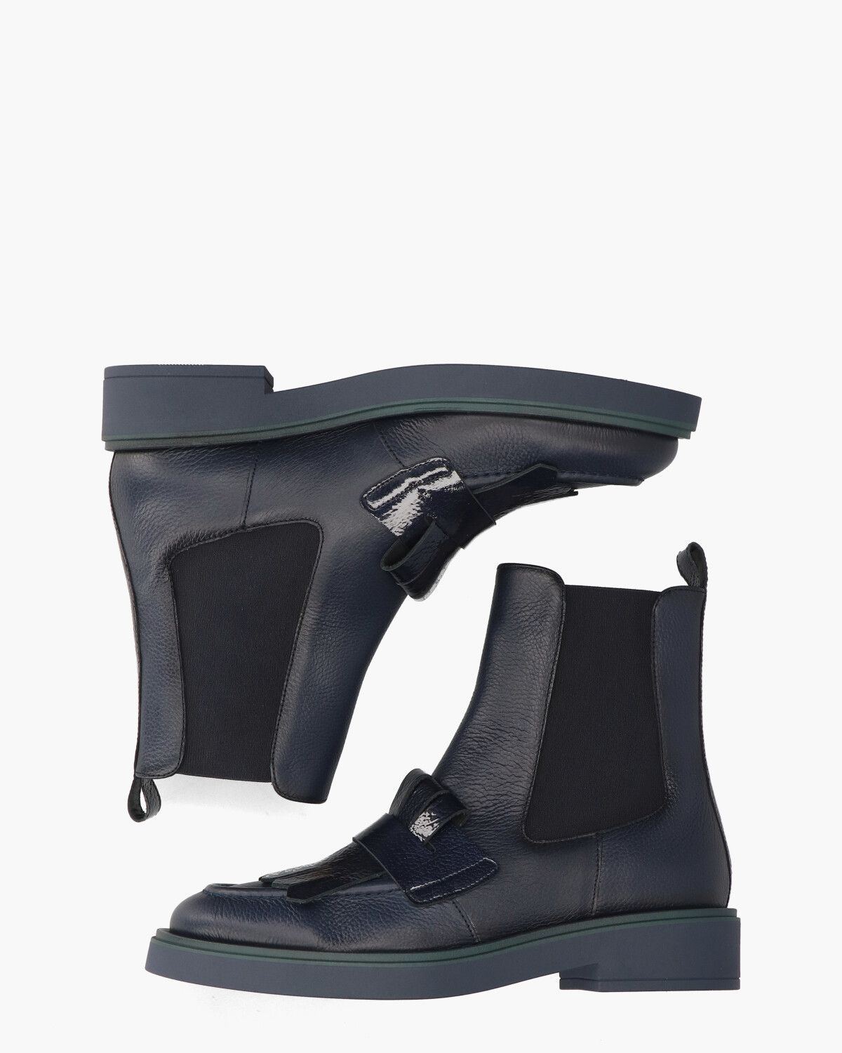CHI243613 Donkerblauw Dames Chelseaboots