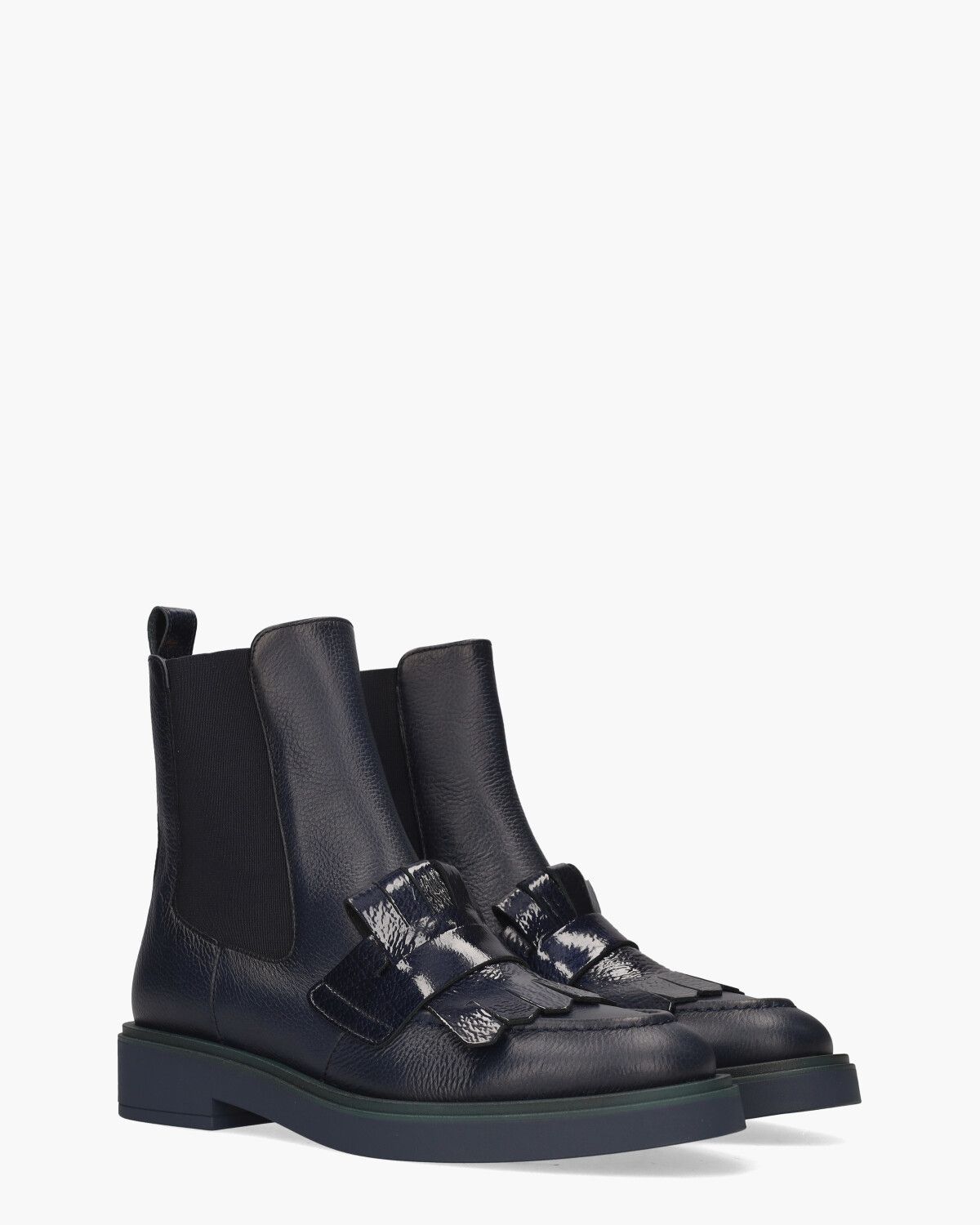CHI243613 Donkerblauw Dames Chelseaboots