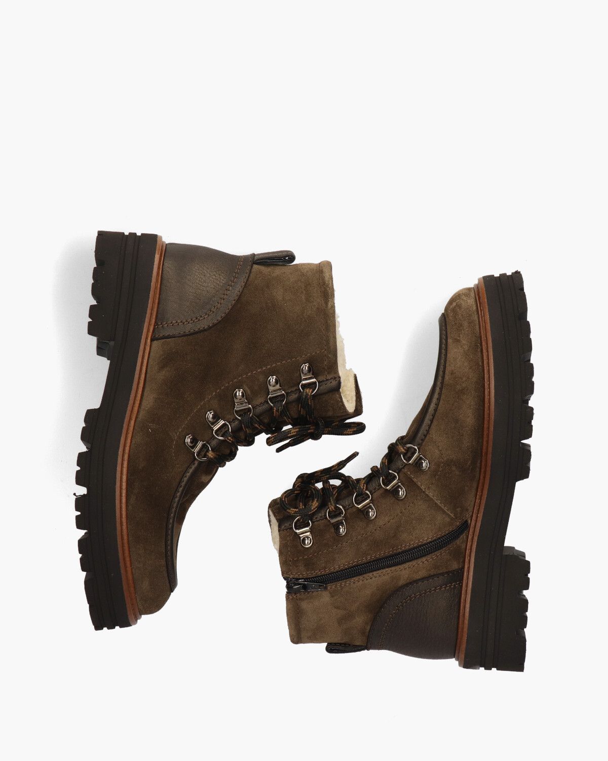 Afragola Groen Dames Veterboots