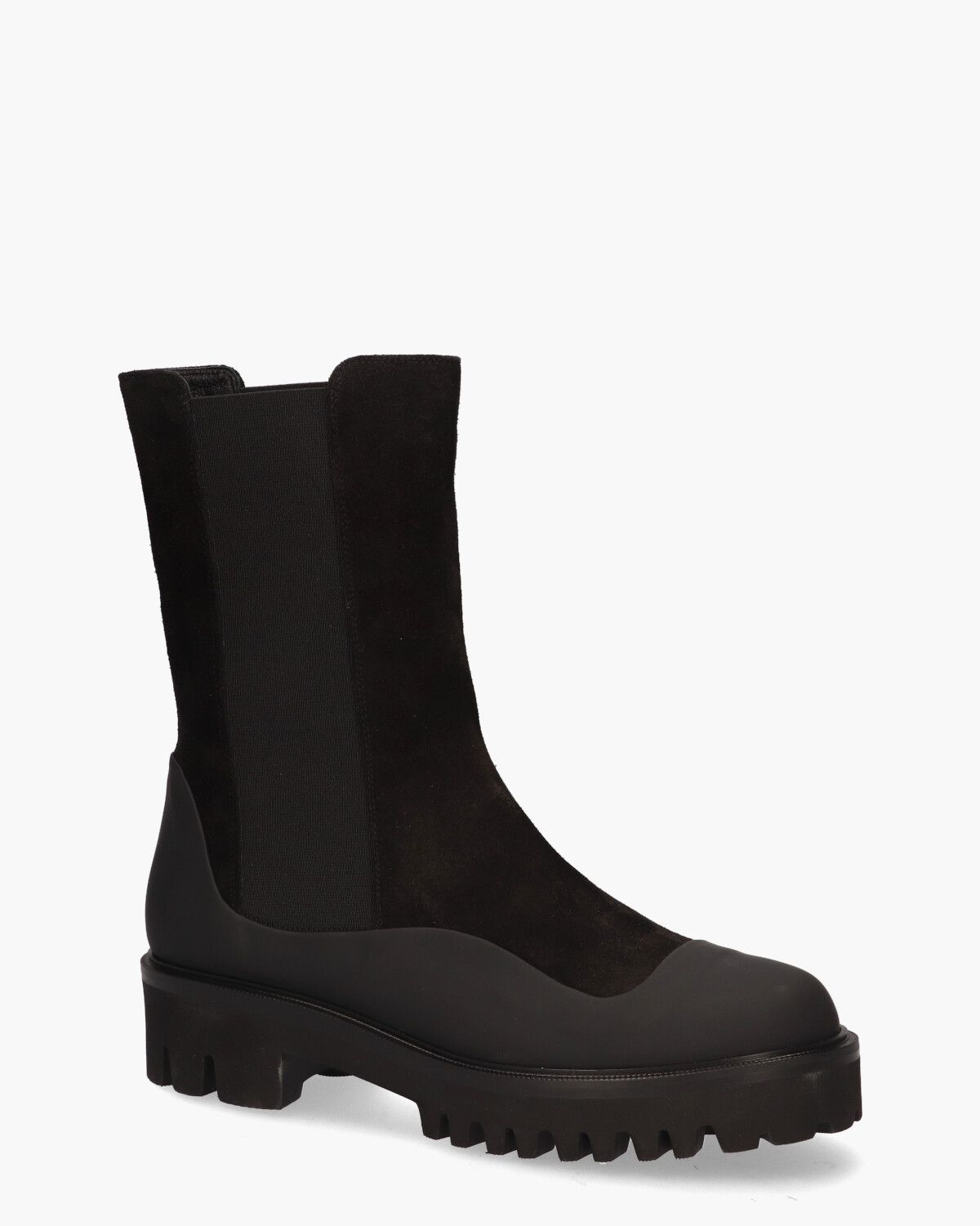 9436 Zwart Dames Chelseaboots