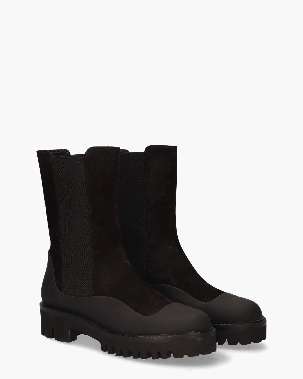 9436 Zwart Dames Chelseaboots