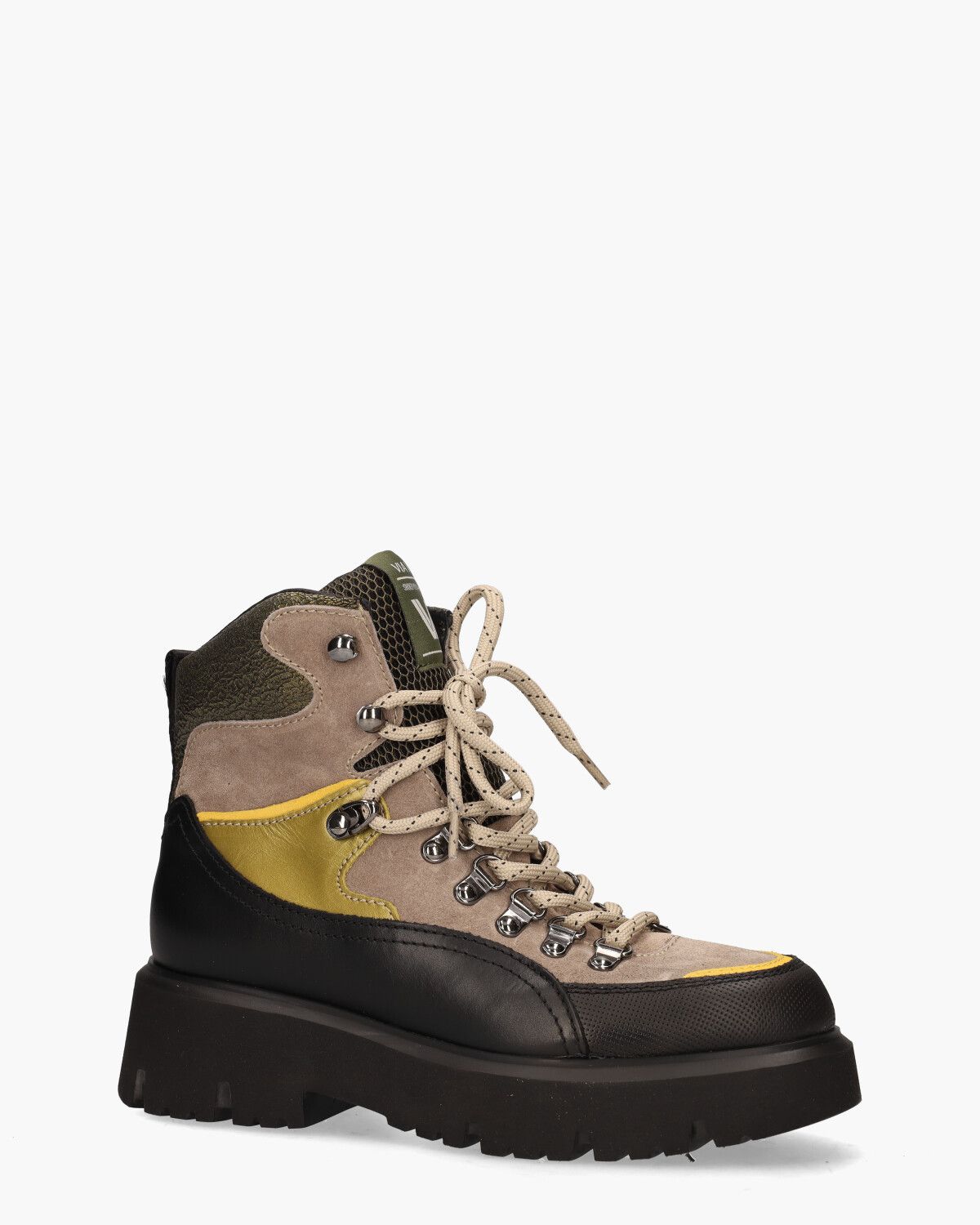 Ziva State Zwart/Multicolor Dames Veterboots
