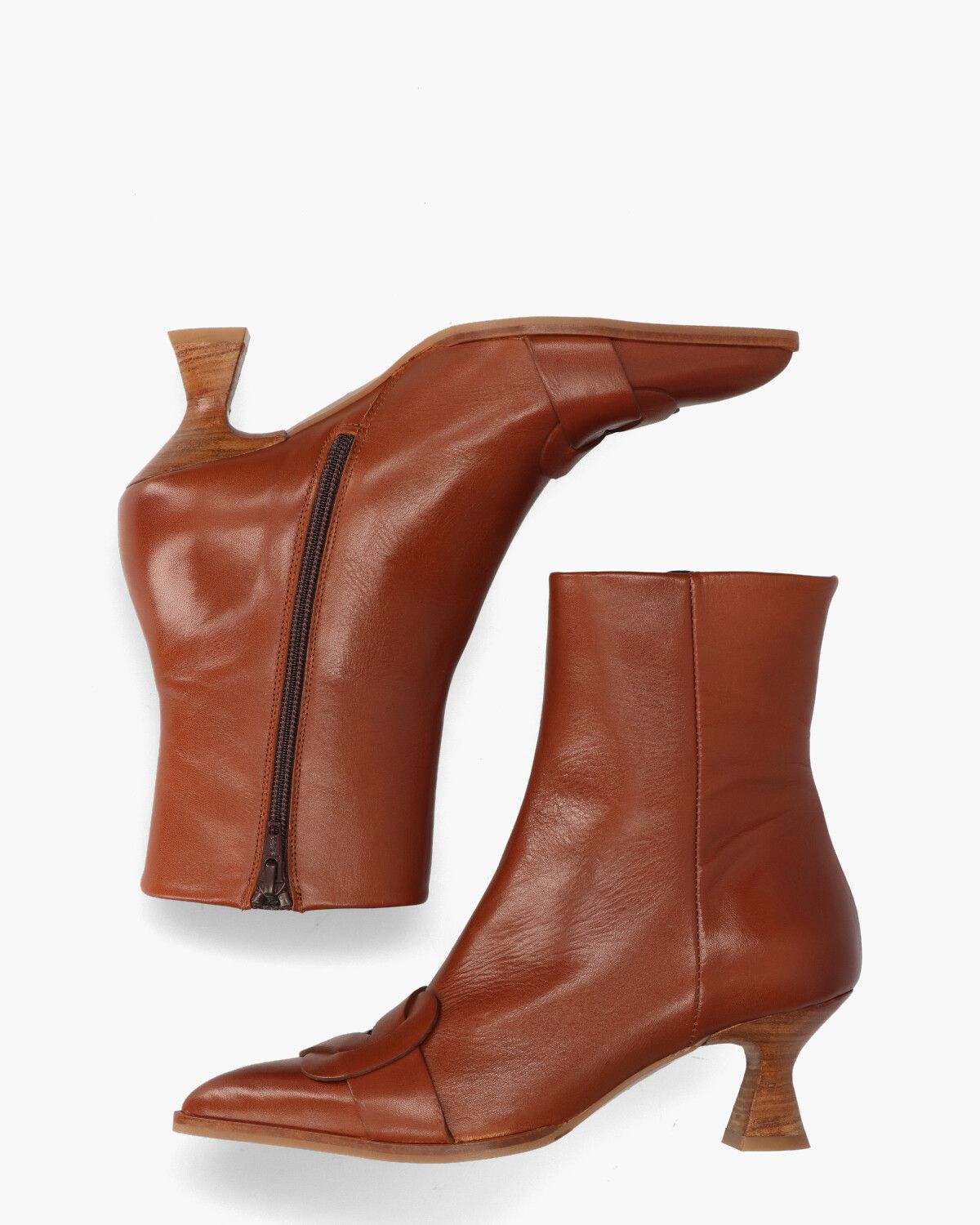 1965 Cognac Dames Enkelboots