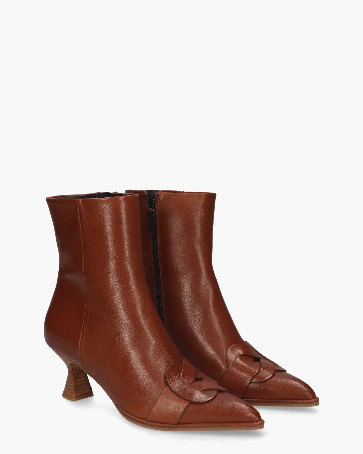 1965 Cognac Dames Enkelboots