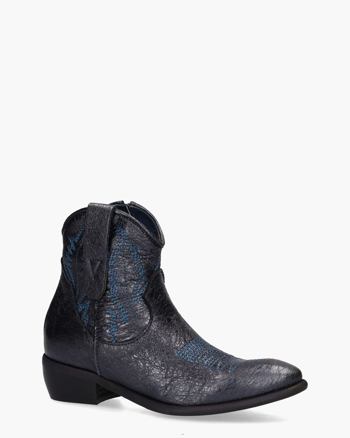 Zoe 05 Blauw Dames Enkelboots