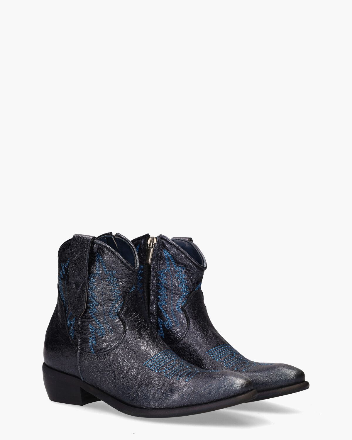 Zoe 05 Blauw Dames Enkelboots