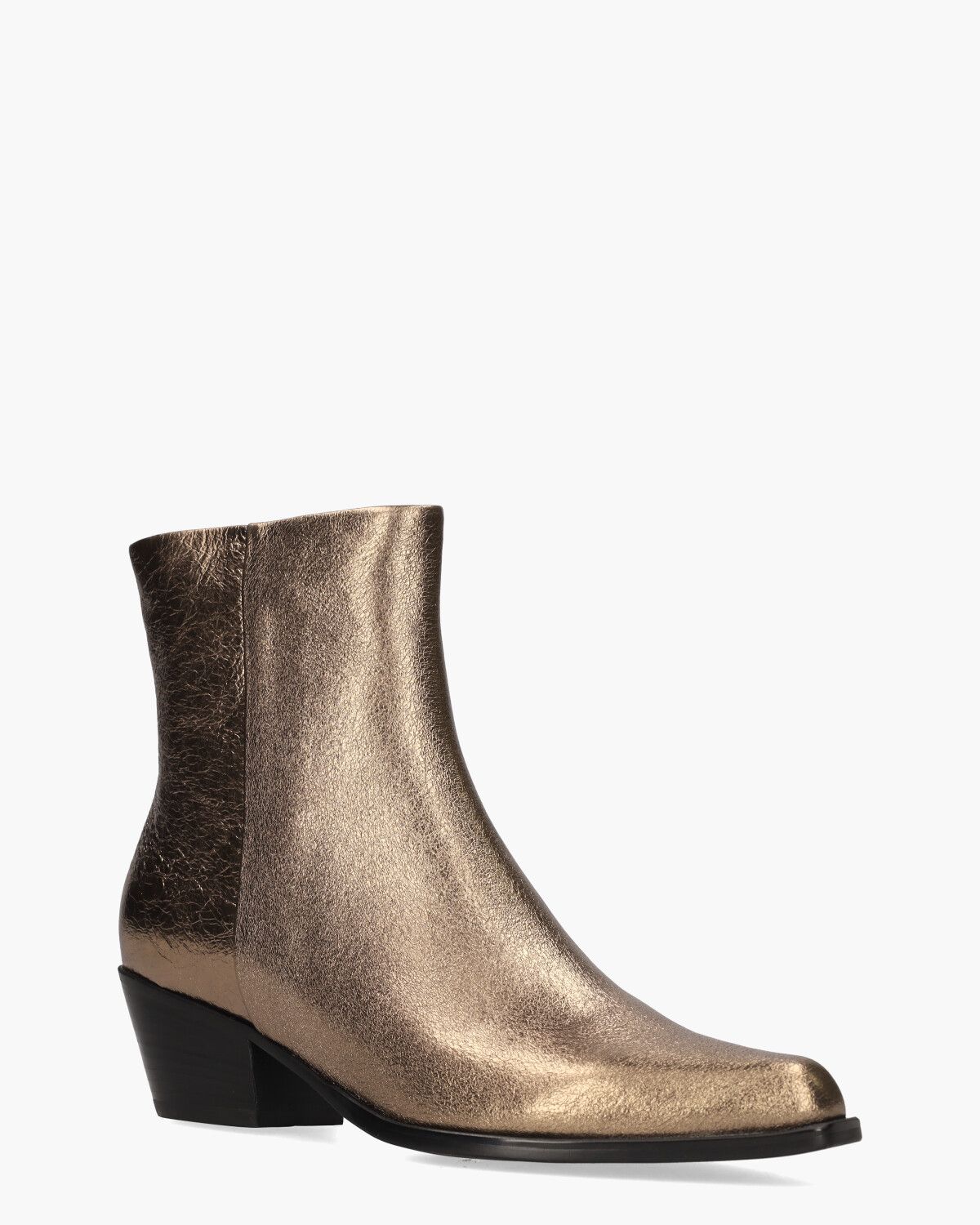 Vieve Goud Dames Enkelboots