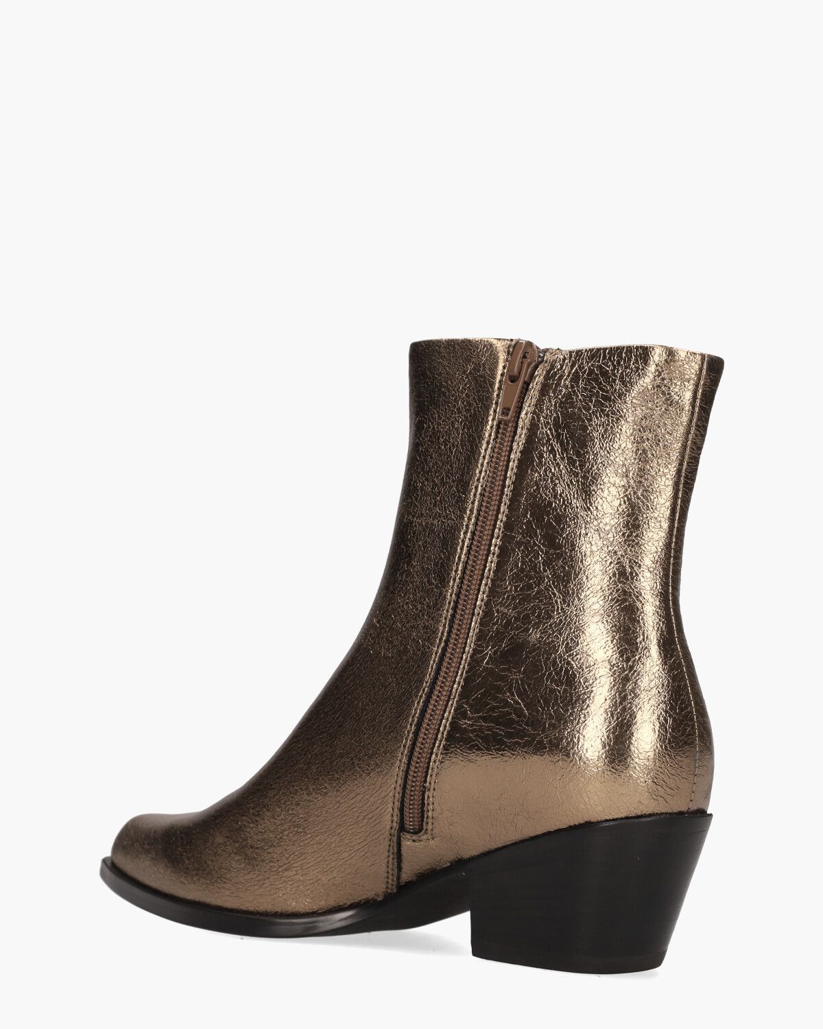 Vieve Goud Dames Enkelboots
