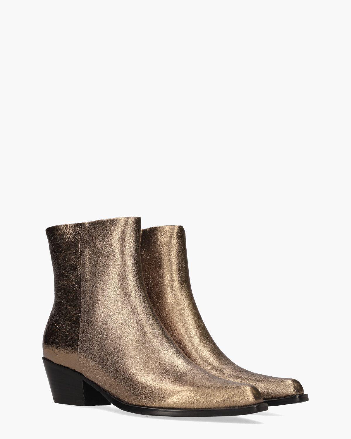 Vieve Goud Dames Enkelboots