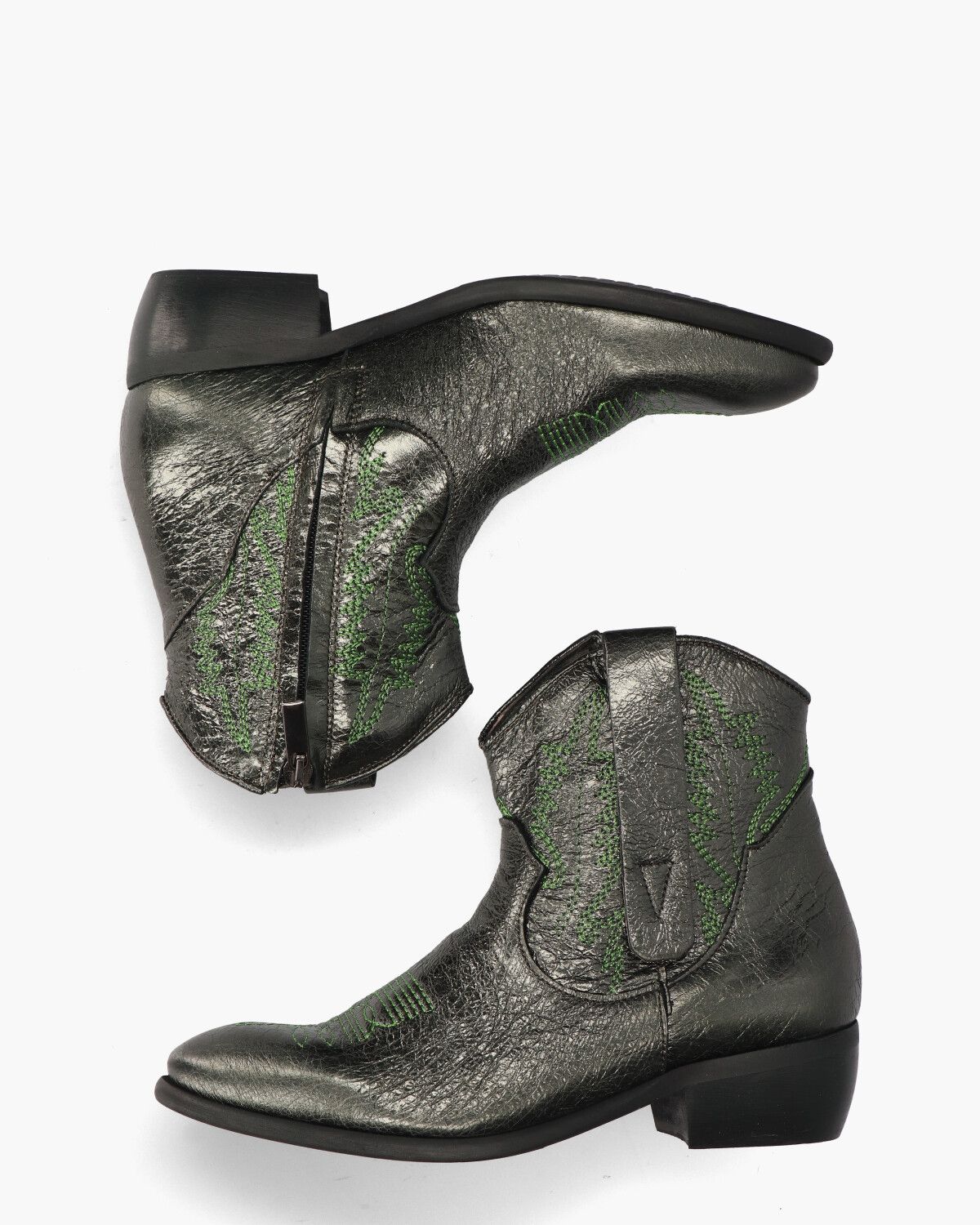 Zoe 05 Groen Dames Enkelboots