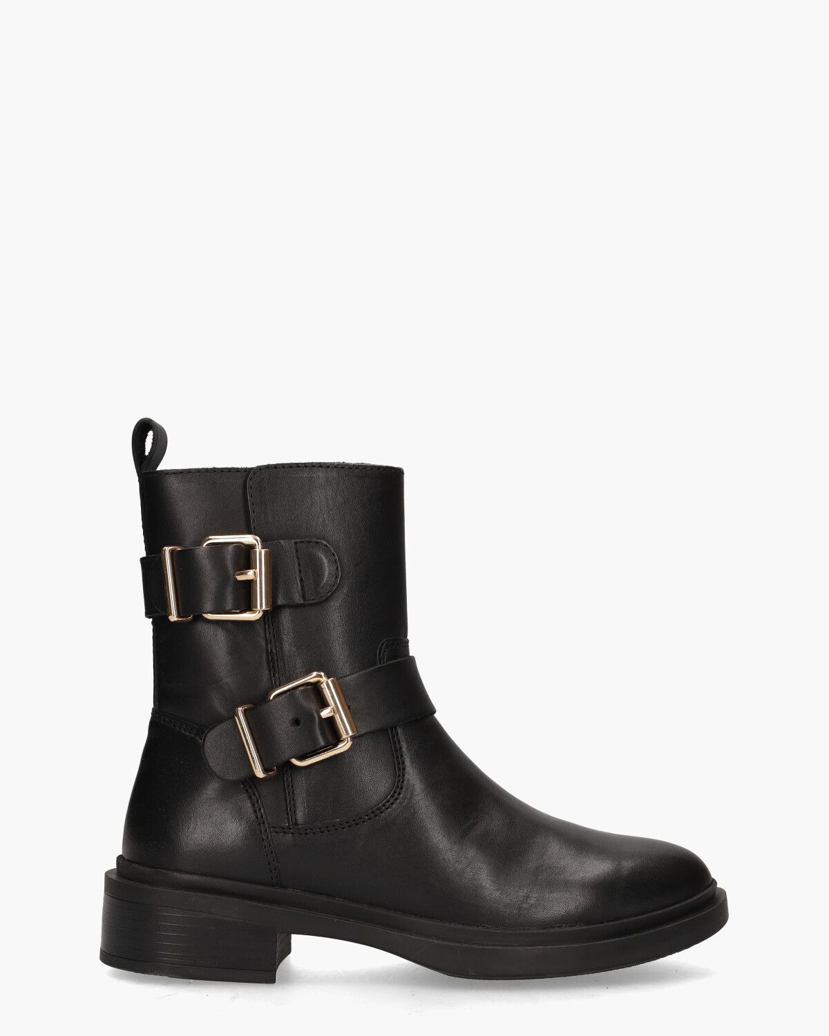 LPTIRZA-14POE Zwart Dames Enkelboots