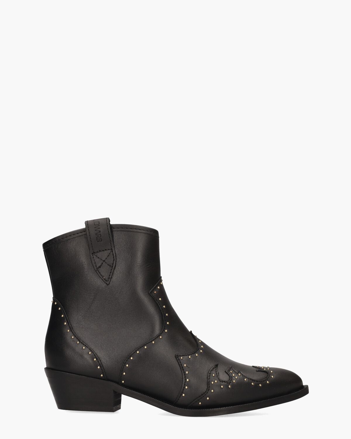 Lyon Zwart Dames Enkelboots
