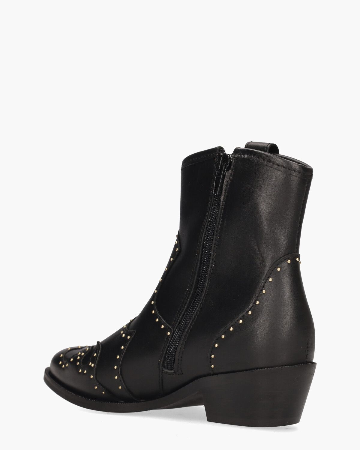 Lyon Zwart Dames Enkelboots
