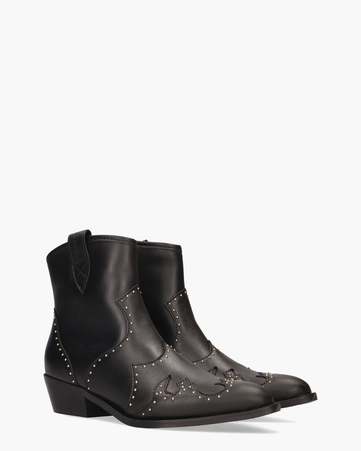 Lyon Zwart Dames Enkelboots