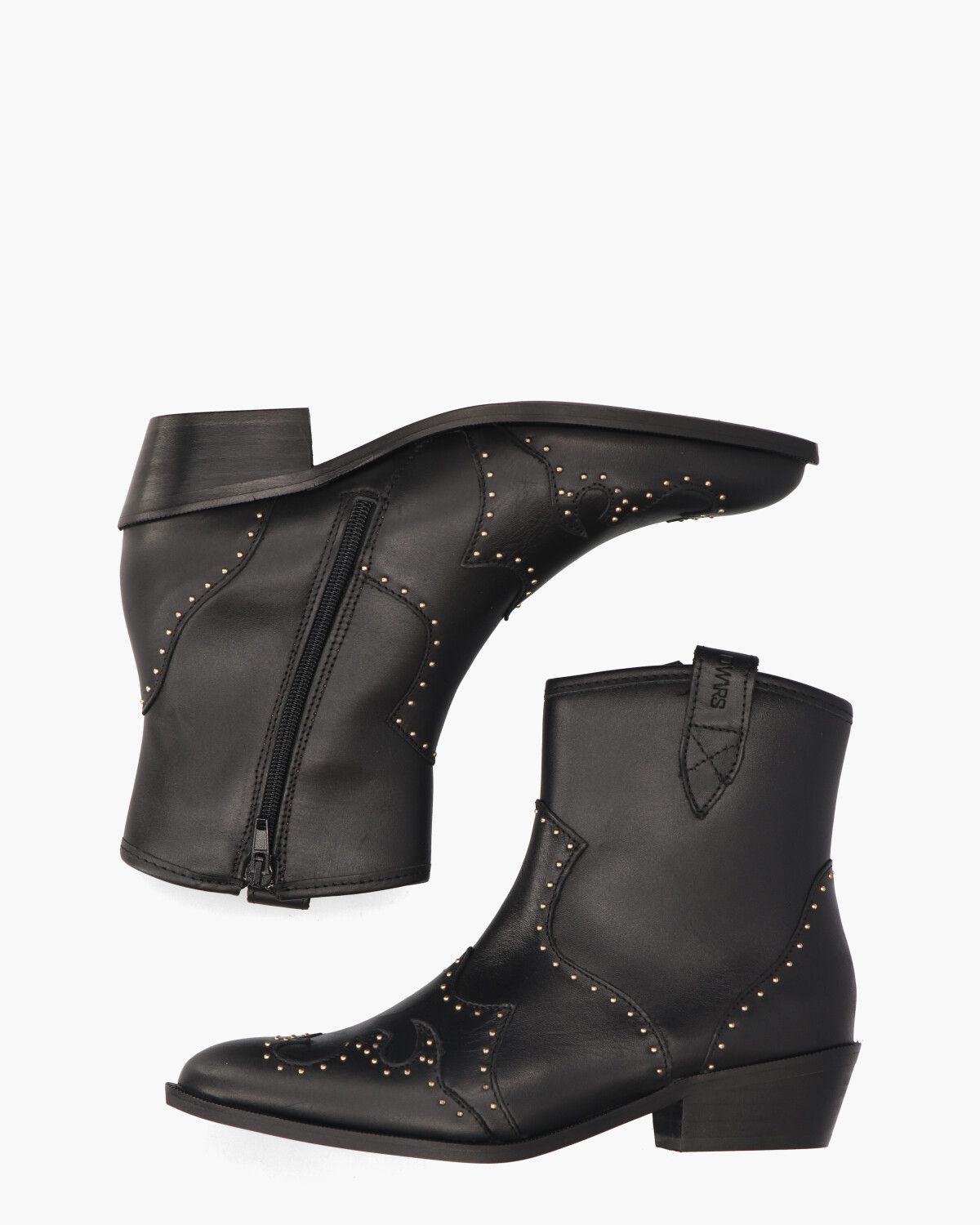Lyon Zwart Dames Enkelboots