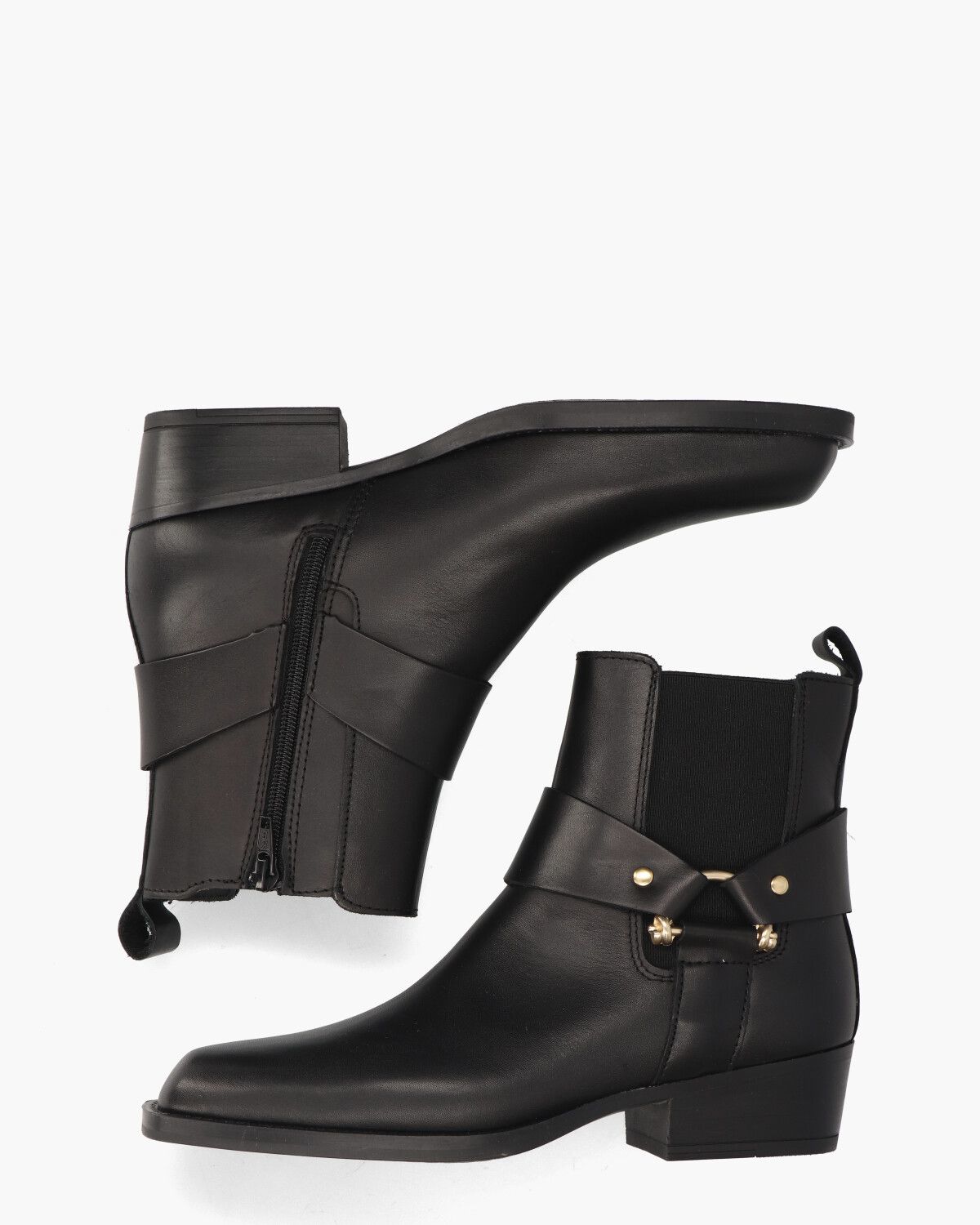 5294 Zwart Dames Chelseaboots