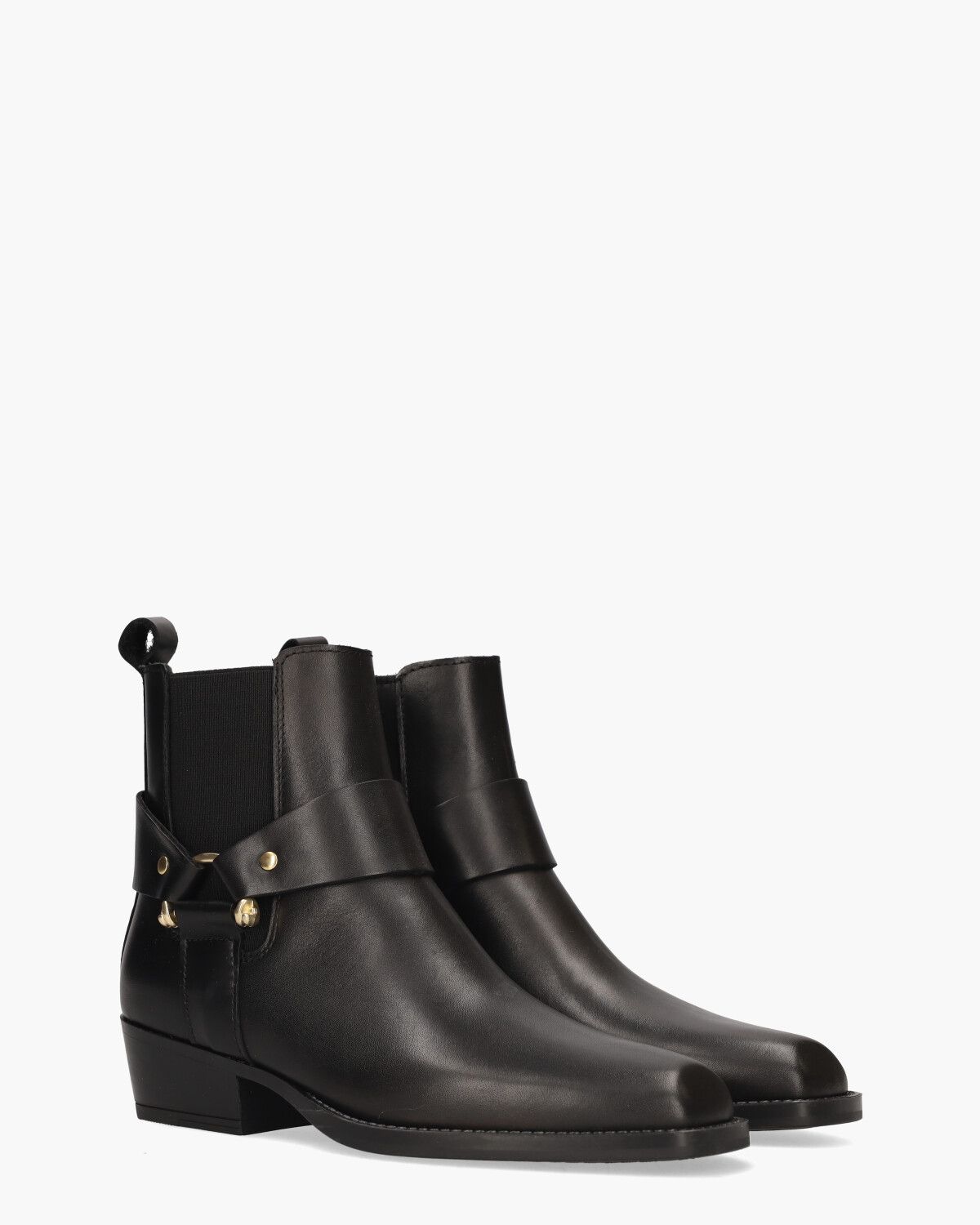 5294 Zwart Dames Chelseaboots