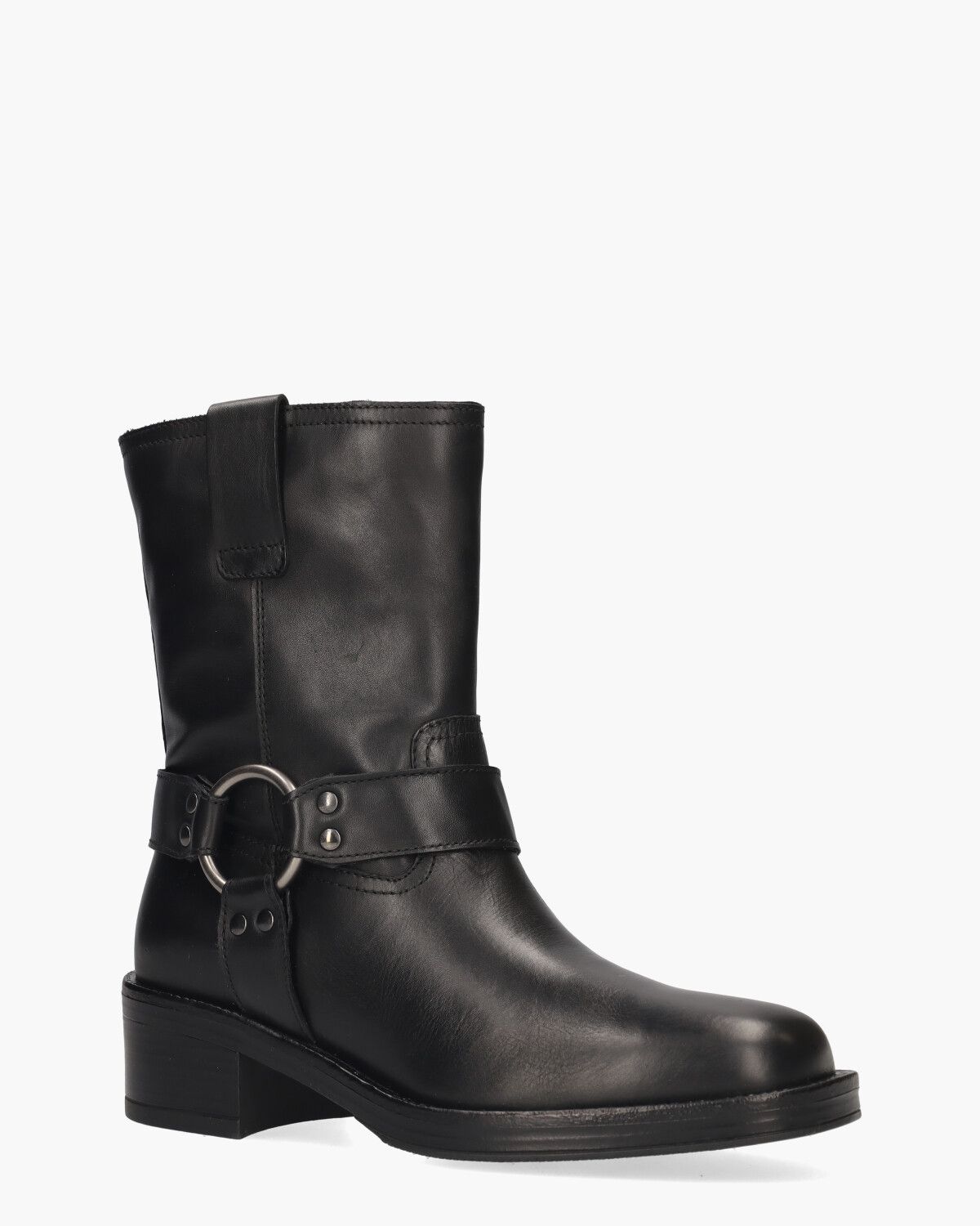 Ulla Zwart Dames Enkelboots
