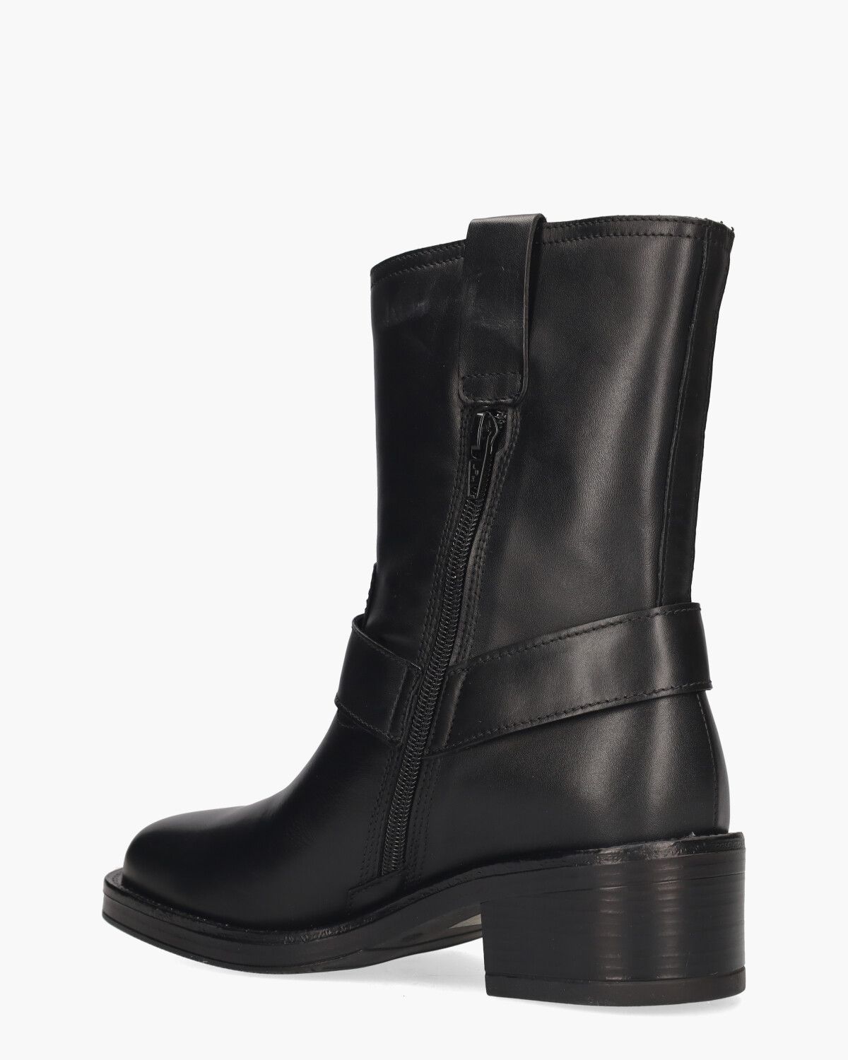Ulla Zwart Dames Enkelboots