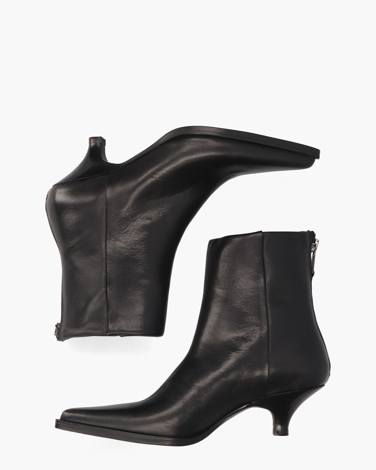 E4550 Zwart Dames Enkelboots