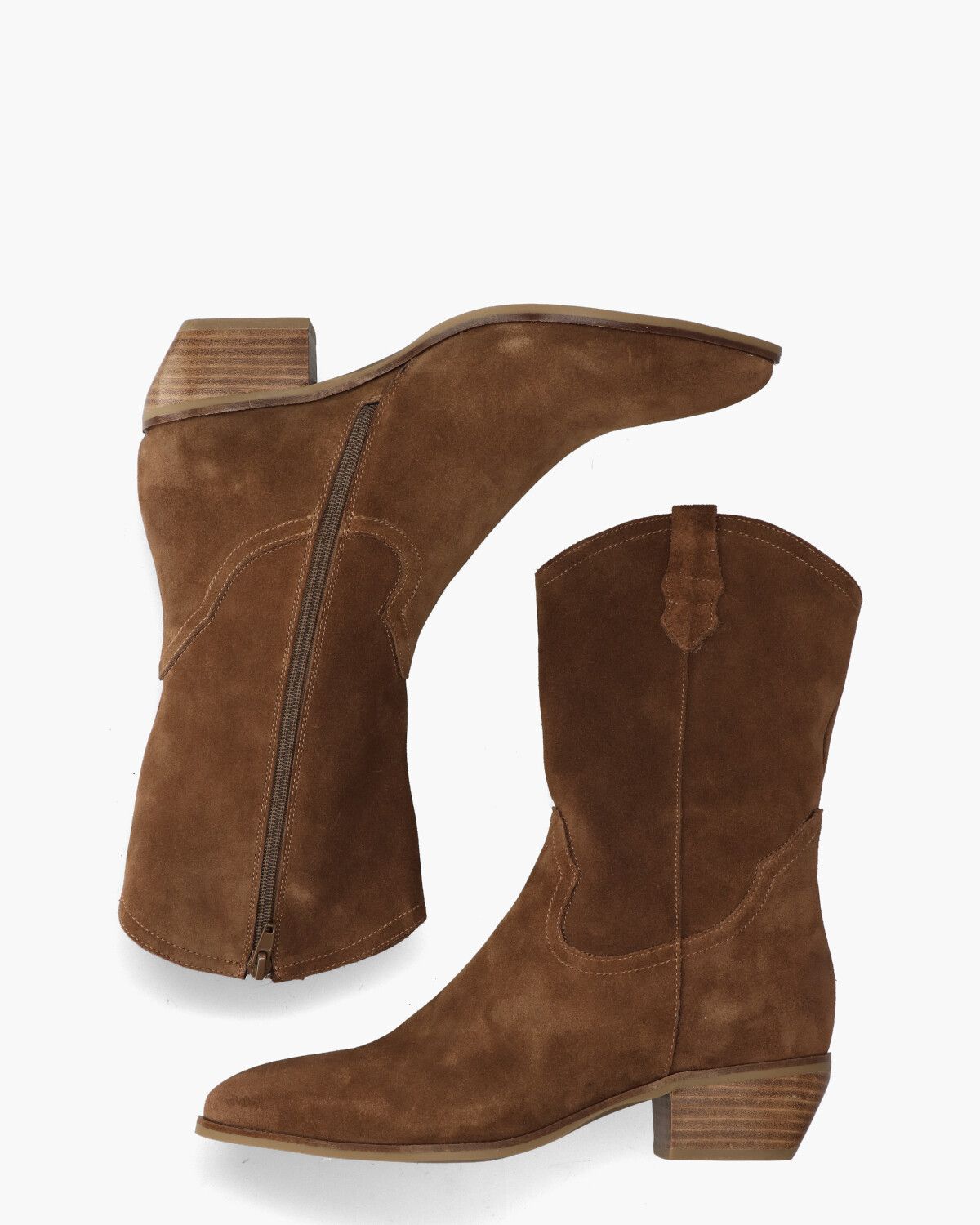 Maisara Donkerbruin Damesboots