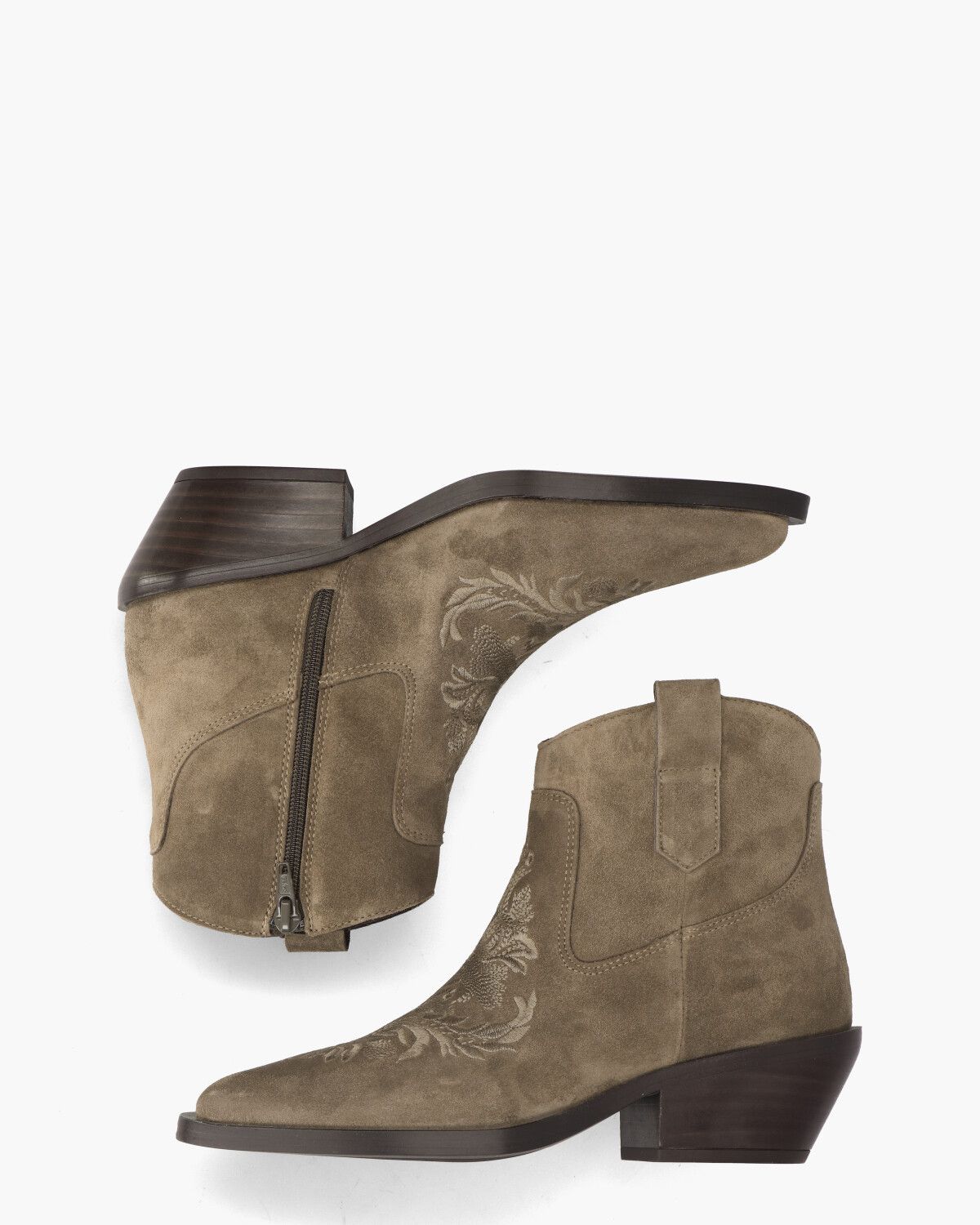 5252 Taupe Dames Enkelboots