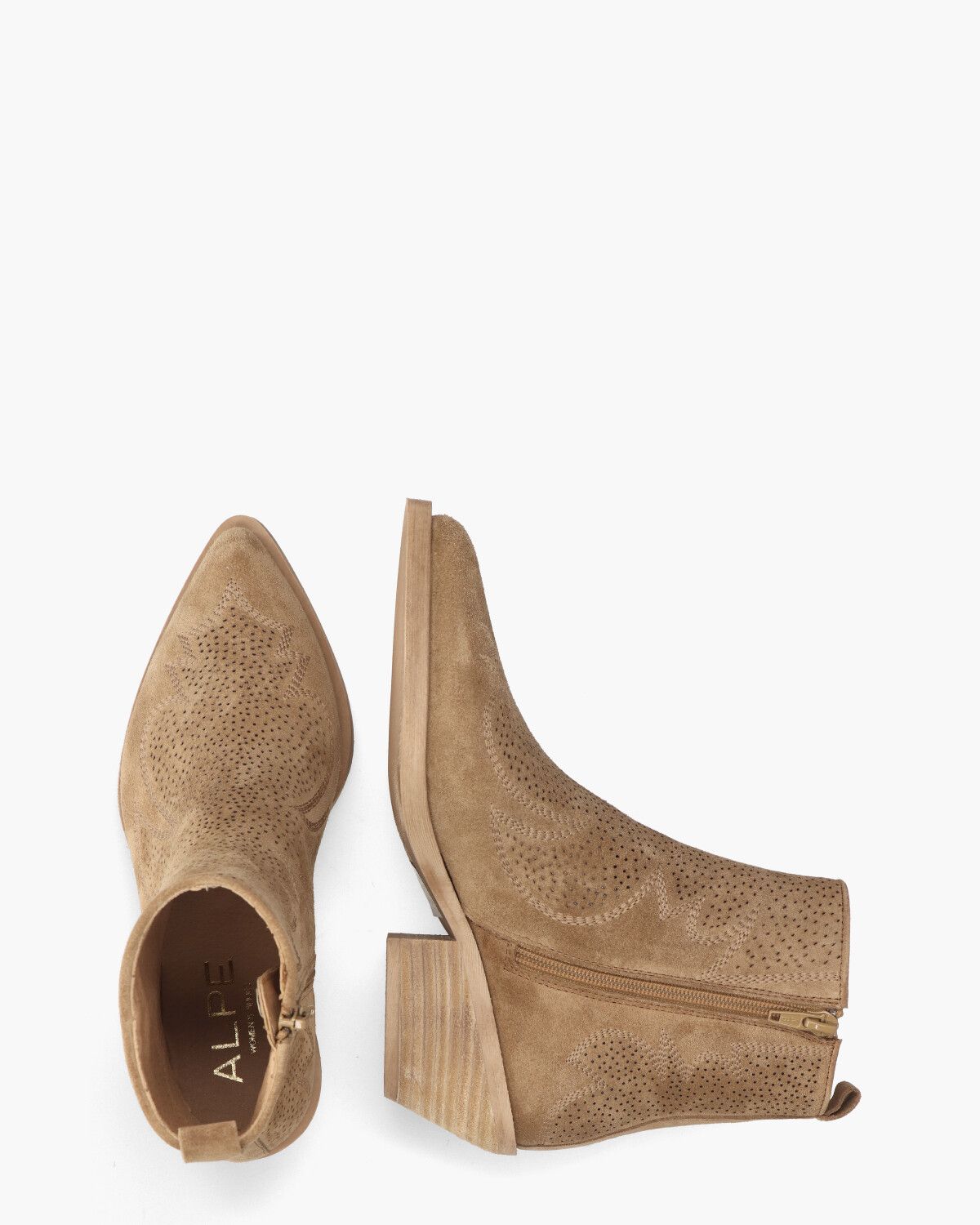 5356 Cognac Dames Enkelboots