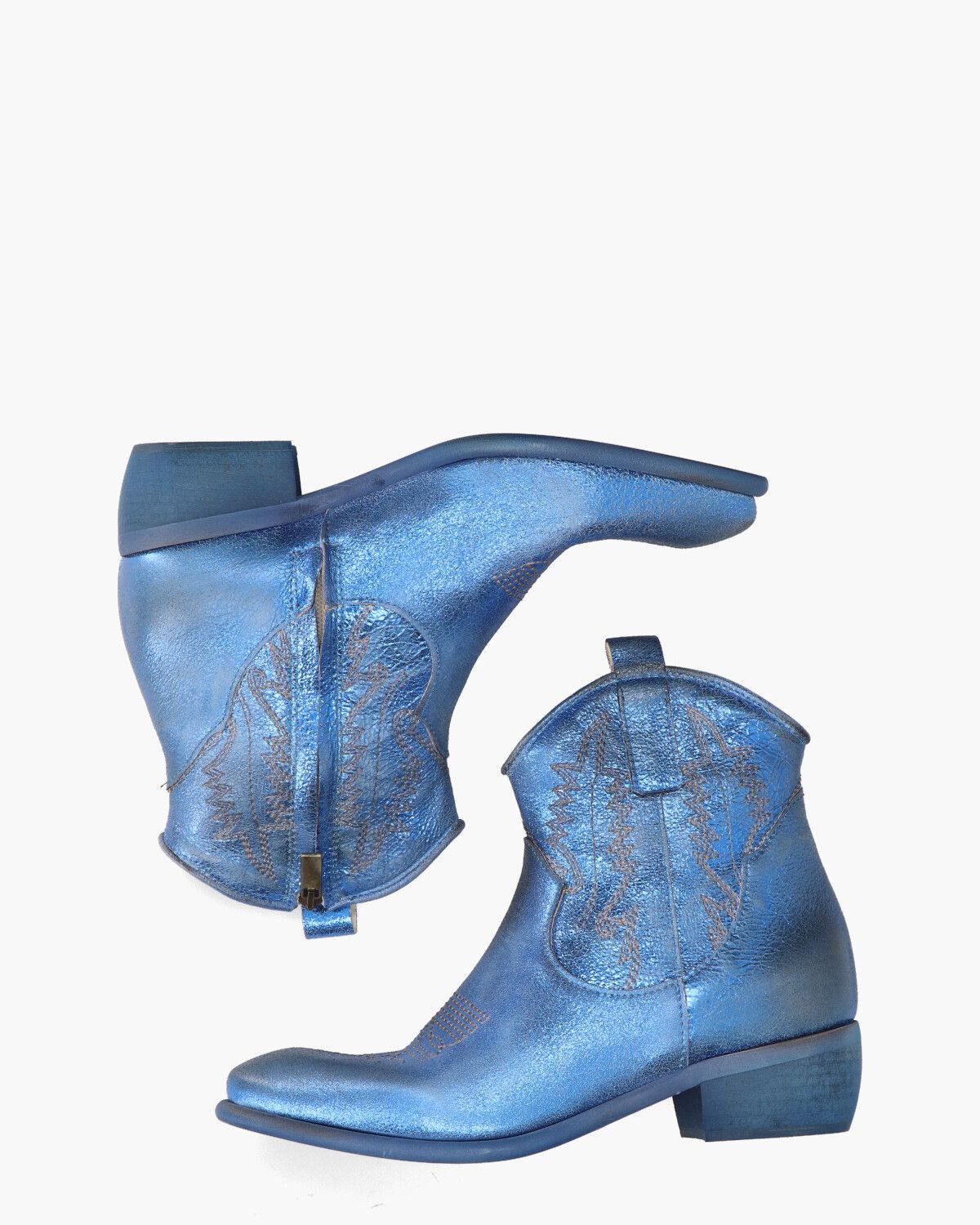 Tex Blauw Dames Enkelboots