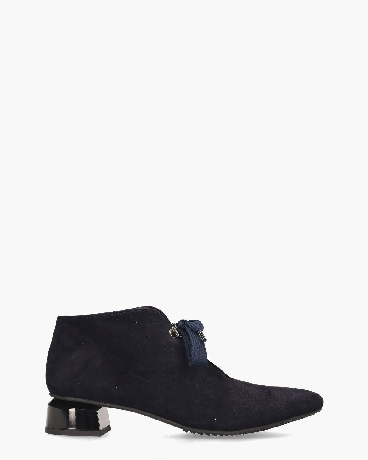38312 Donkerblauw Dames Veterboots