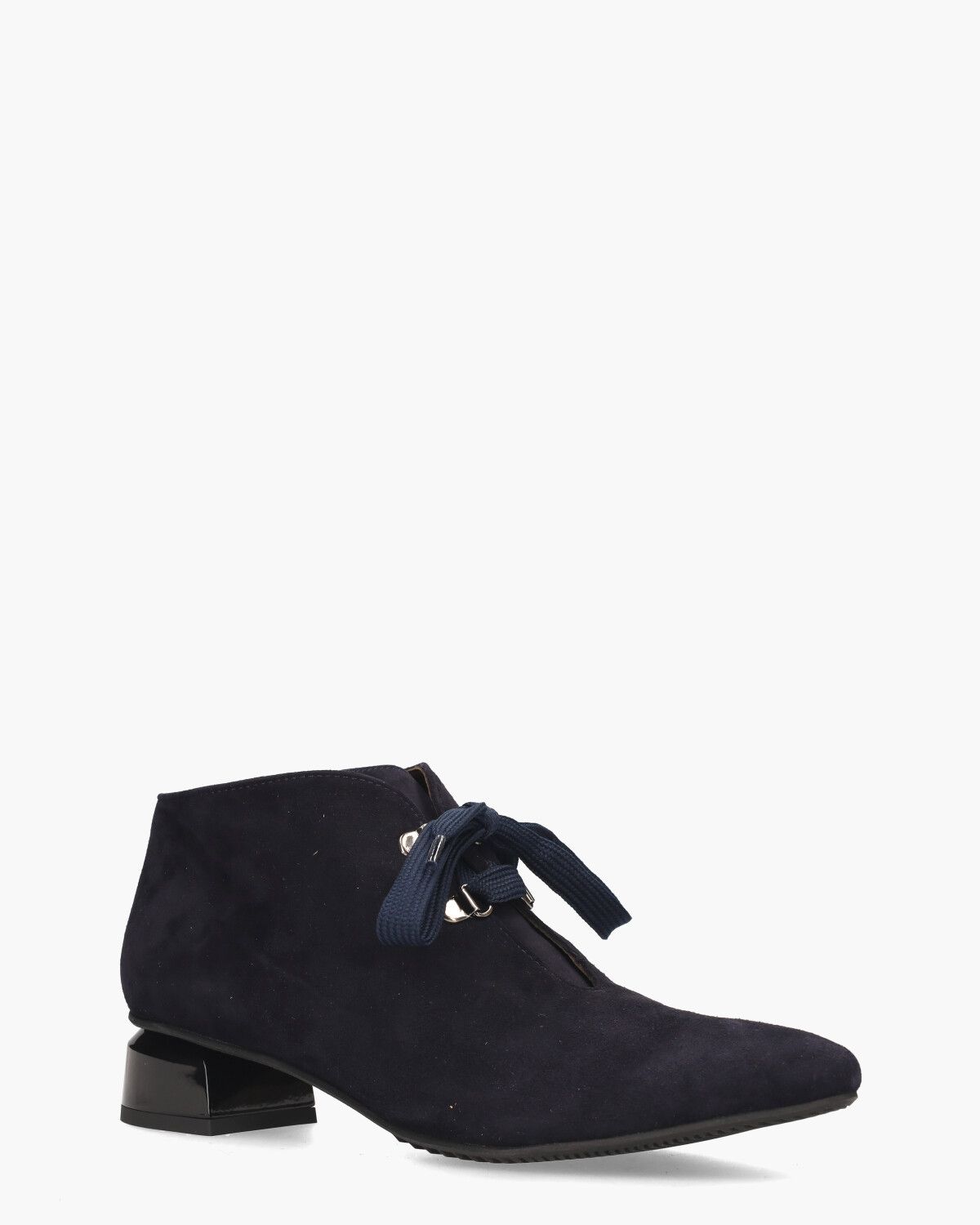 38312 Donkerblauw Dames Veterboots
