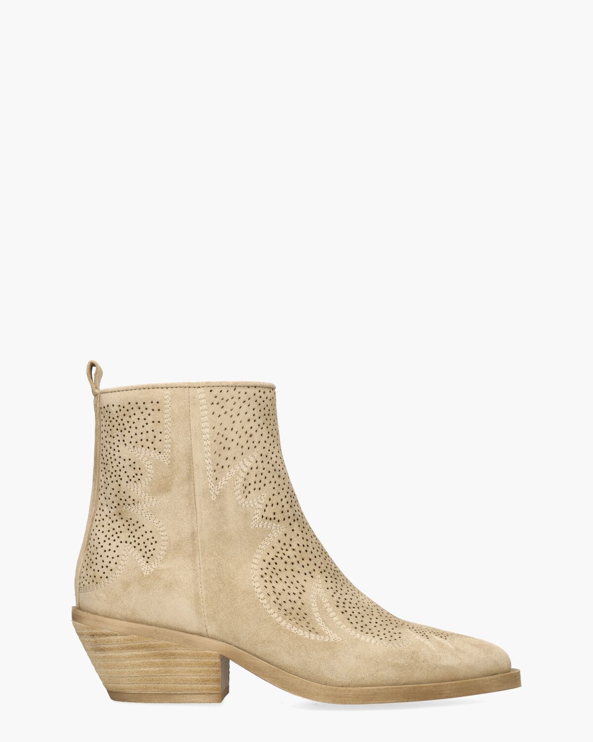 5356 Beige Dames Enkelboots