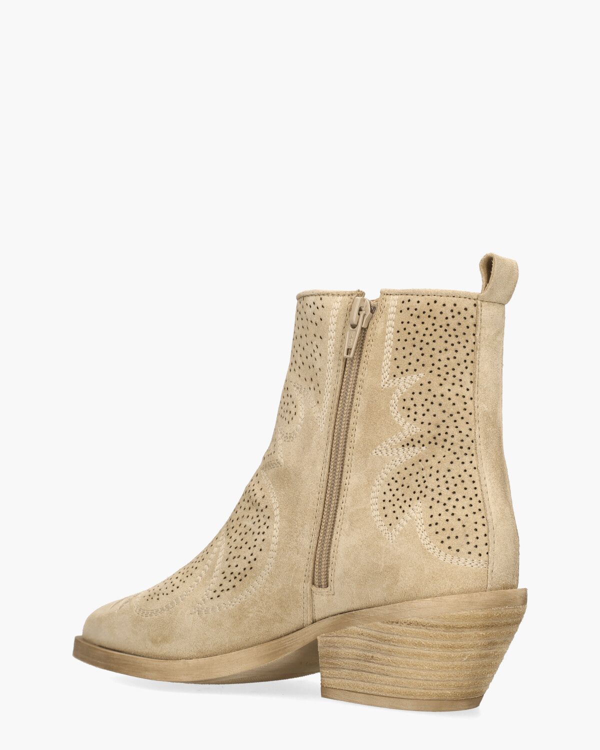 5356 Beige Dames Enkelboots