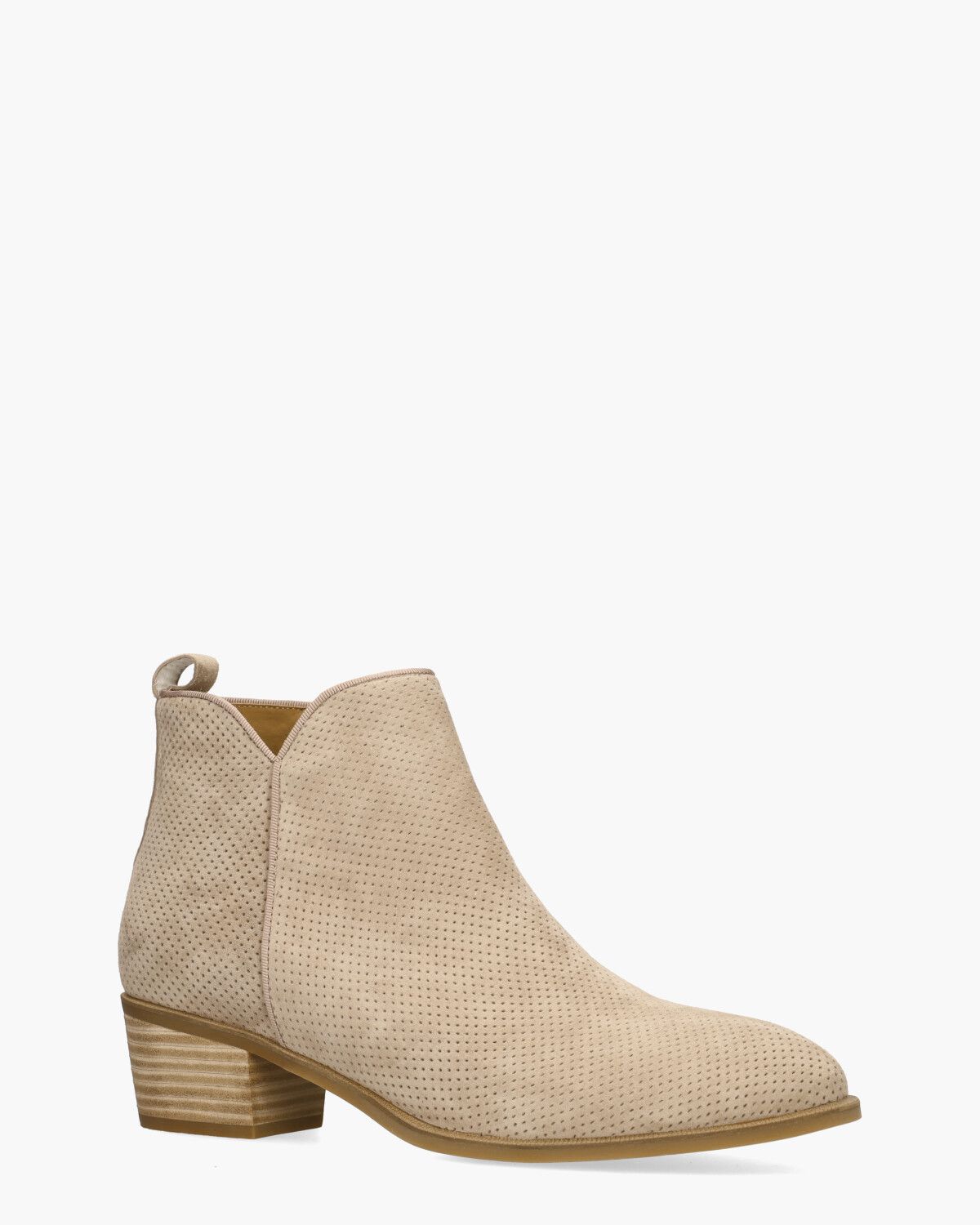 Wienie Beige Dames Enkelboots