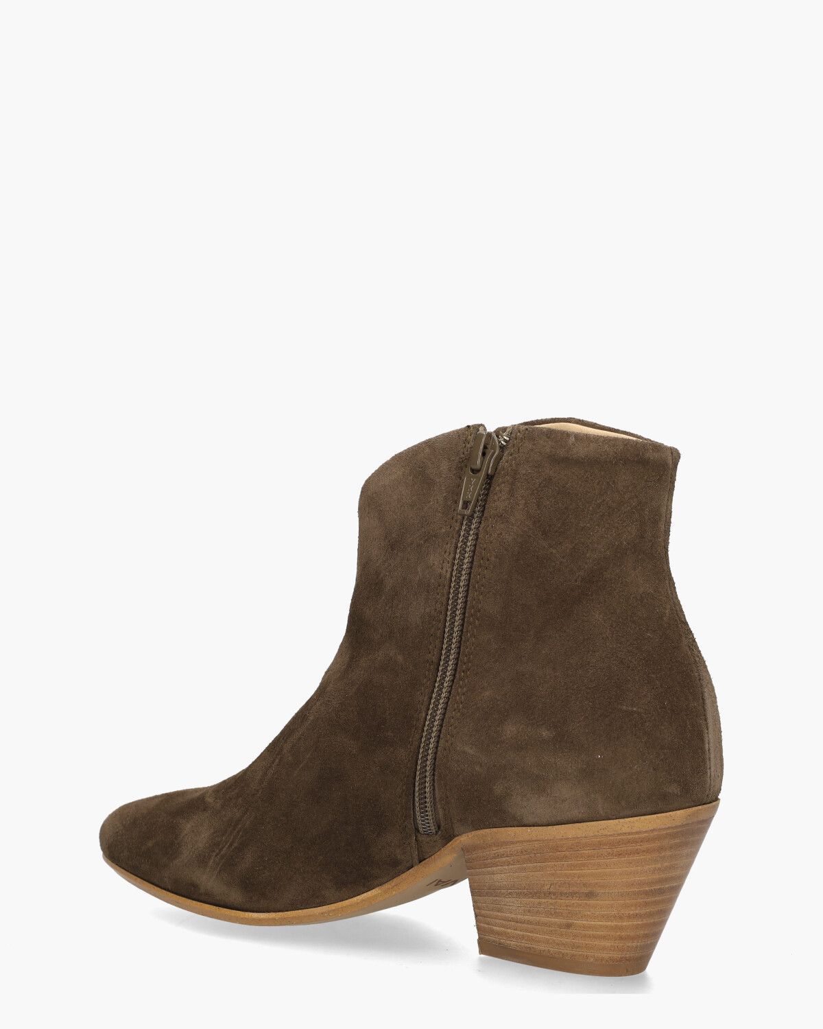 Claire Lott Groen Dames Enkelboots