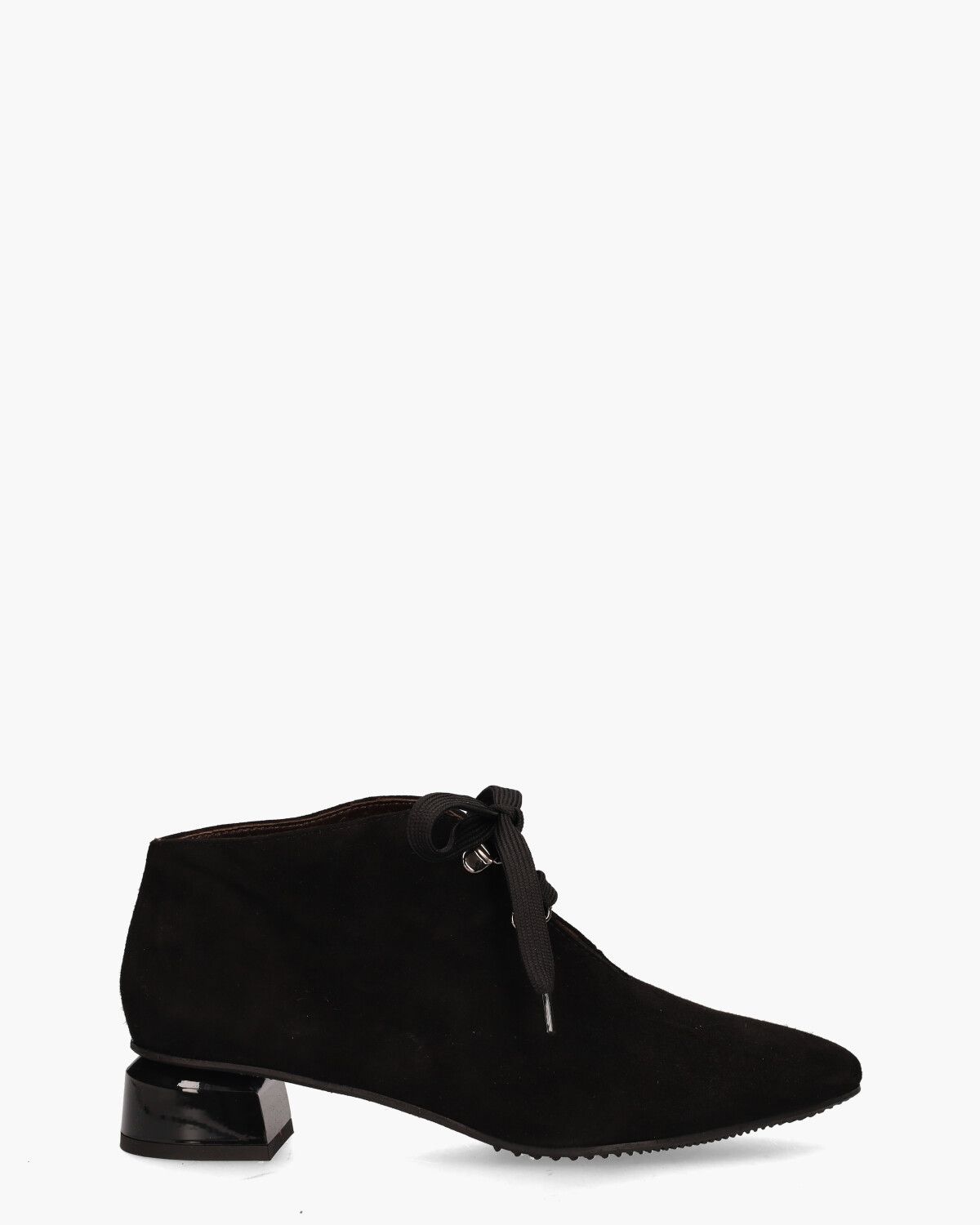 38312 Zwart Dames Veterboots