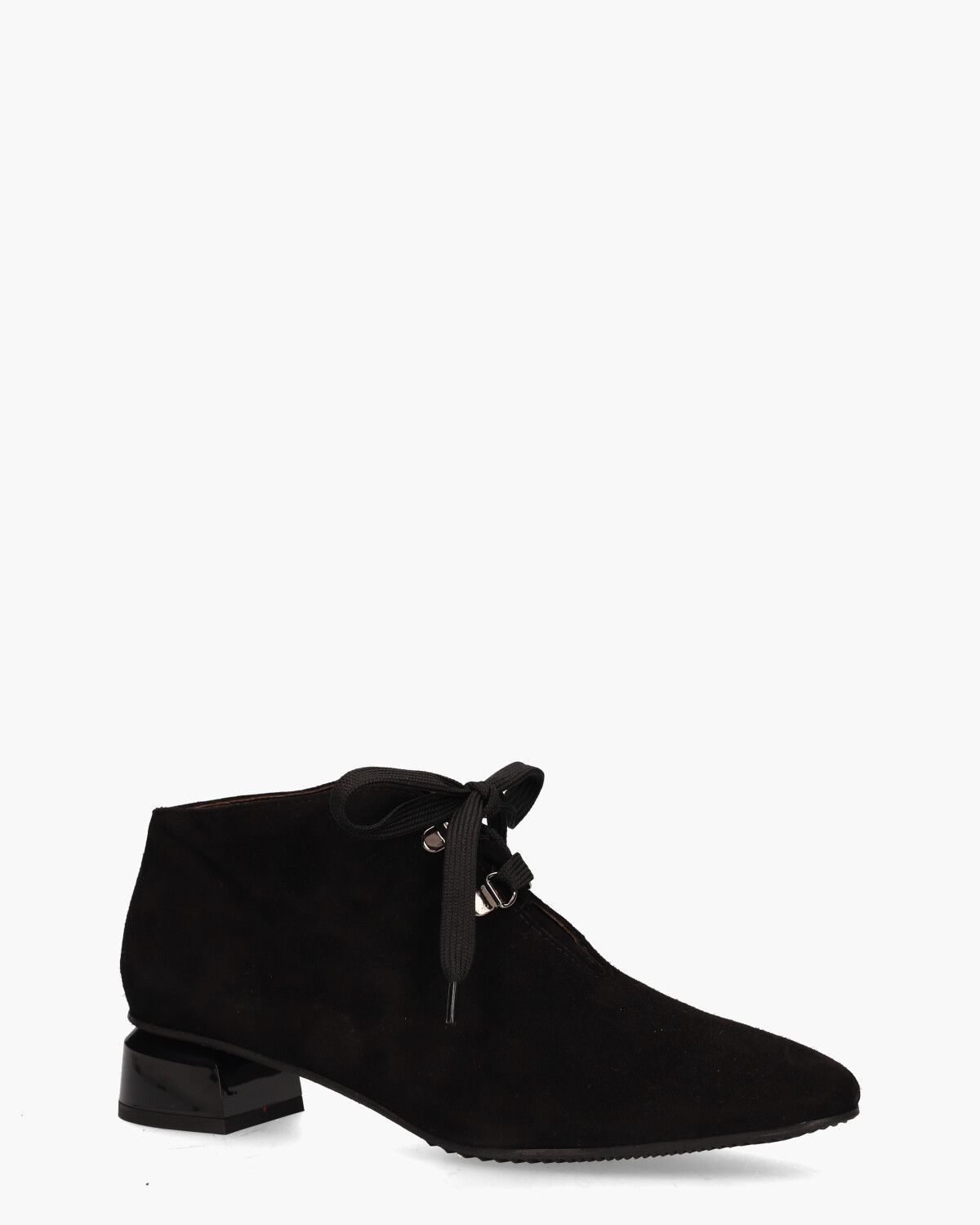38312 Zwart Dames Veterboots
