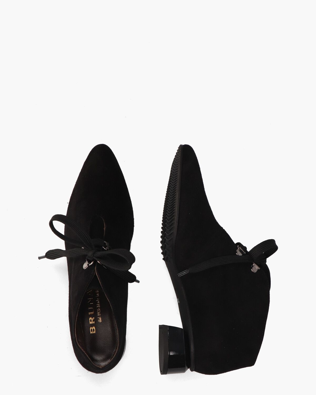38312 Zwart Dames Veterboots
