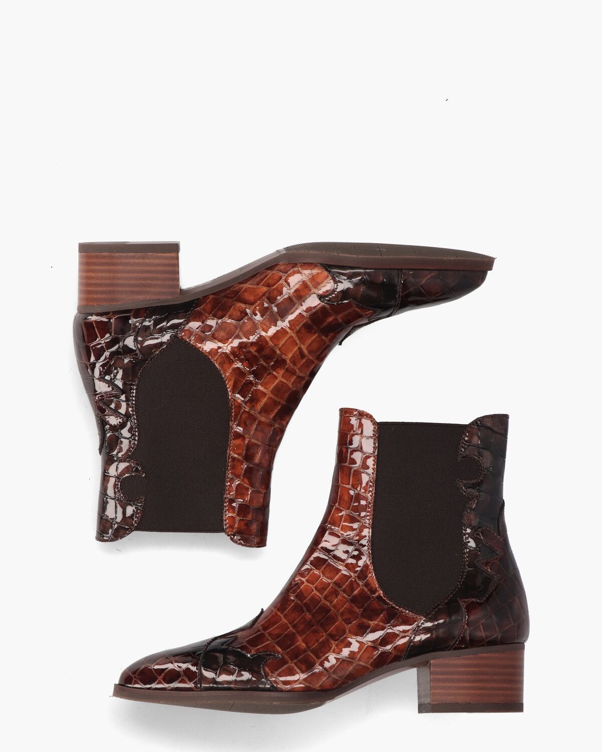 30961 Bruin Dames Chelseaboots