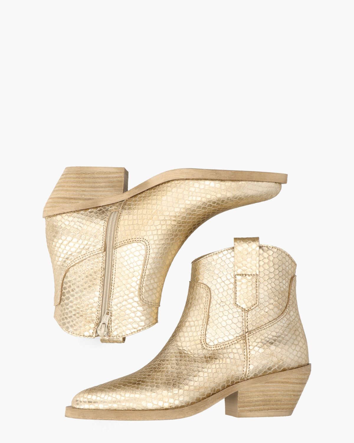 5361 Goud Dames Enkelboots