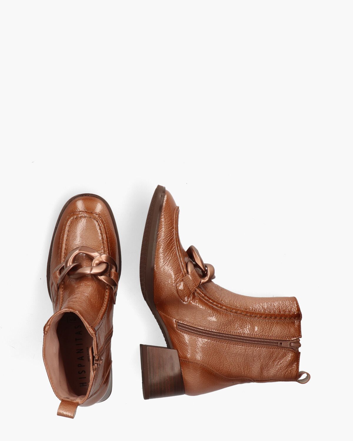 Hispanitas Charlize Bruin Dames Enkelboots Van Arendonk