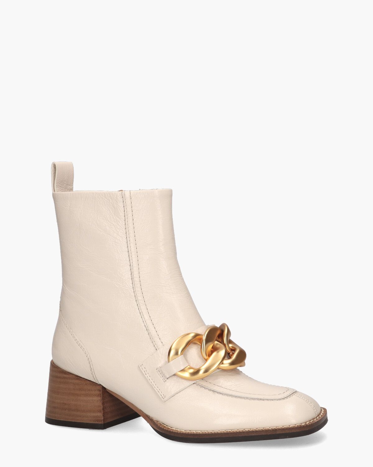 Clod Giny Off-White Dames Enkelboots
