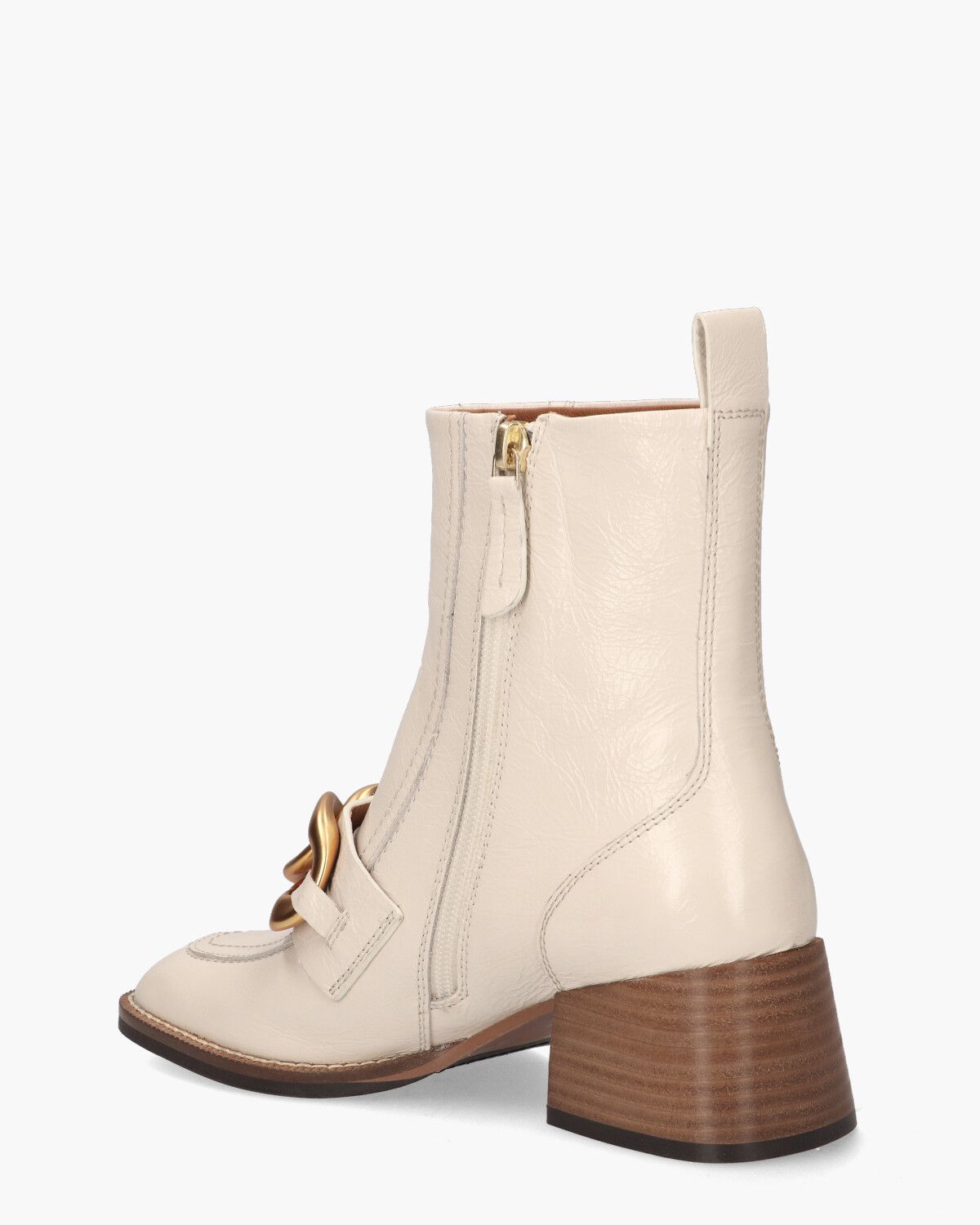Clod Giny Off-White Dames Enkelboots