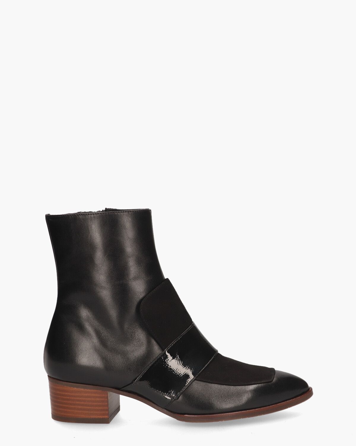 32143 Zwart Dames Enkelboots