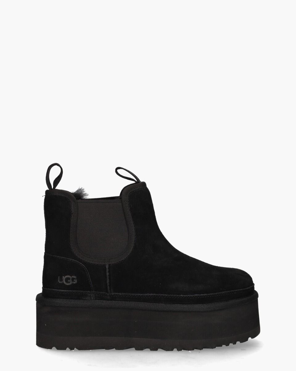 Ugg Neumel Chelsea Plateau Boot Zwart Dames Chelseaboots Van Arendonk