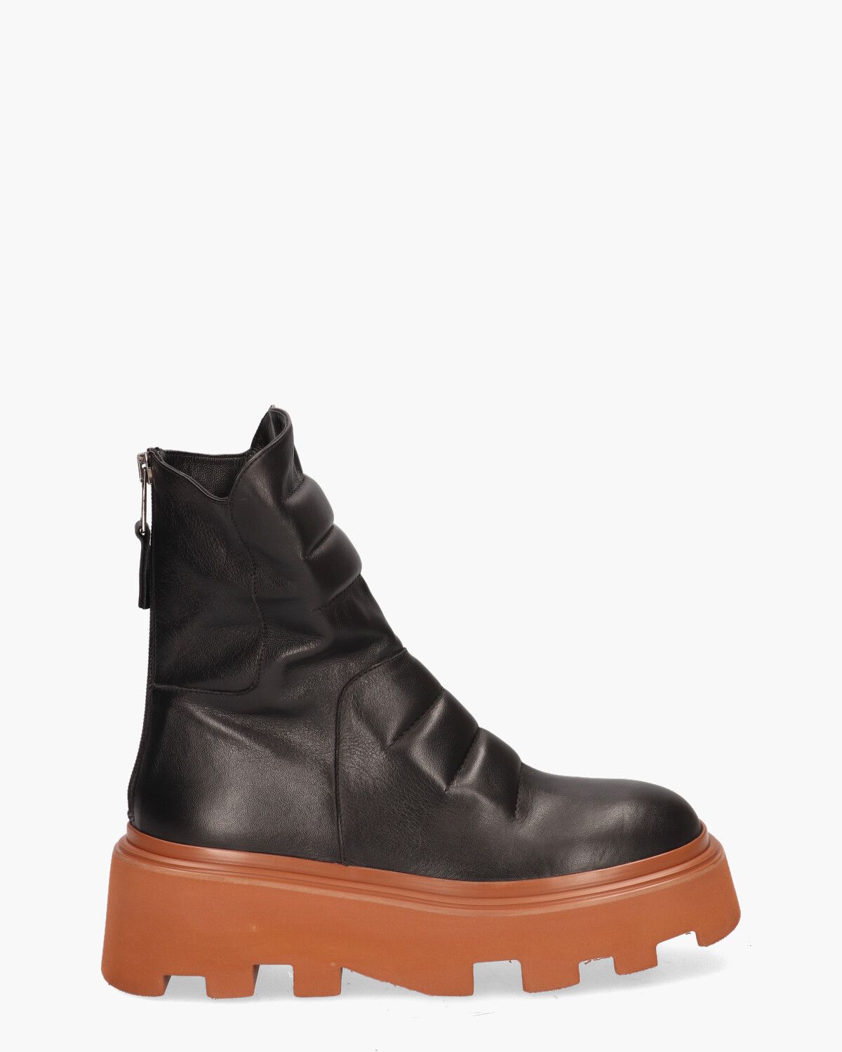 E2994 Zwart Dames Enkelboots