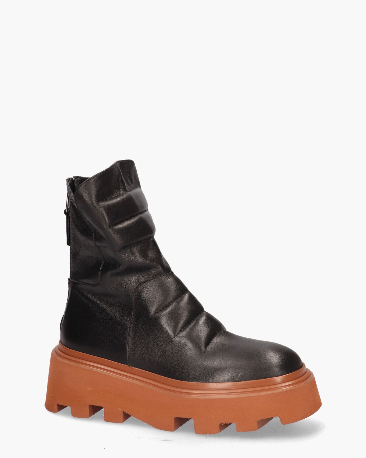 E2994 Zwart Dames Enkelboots